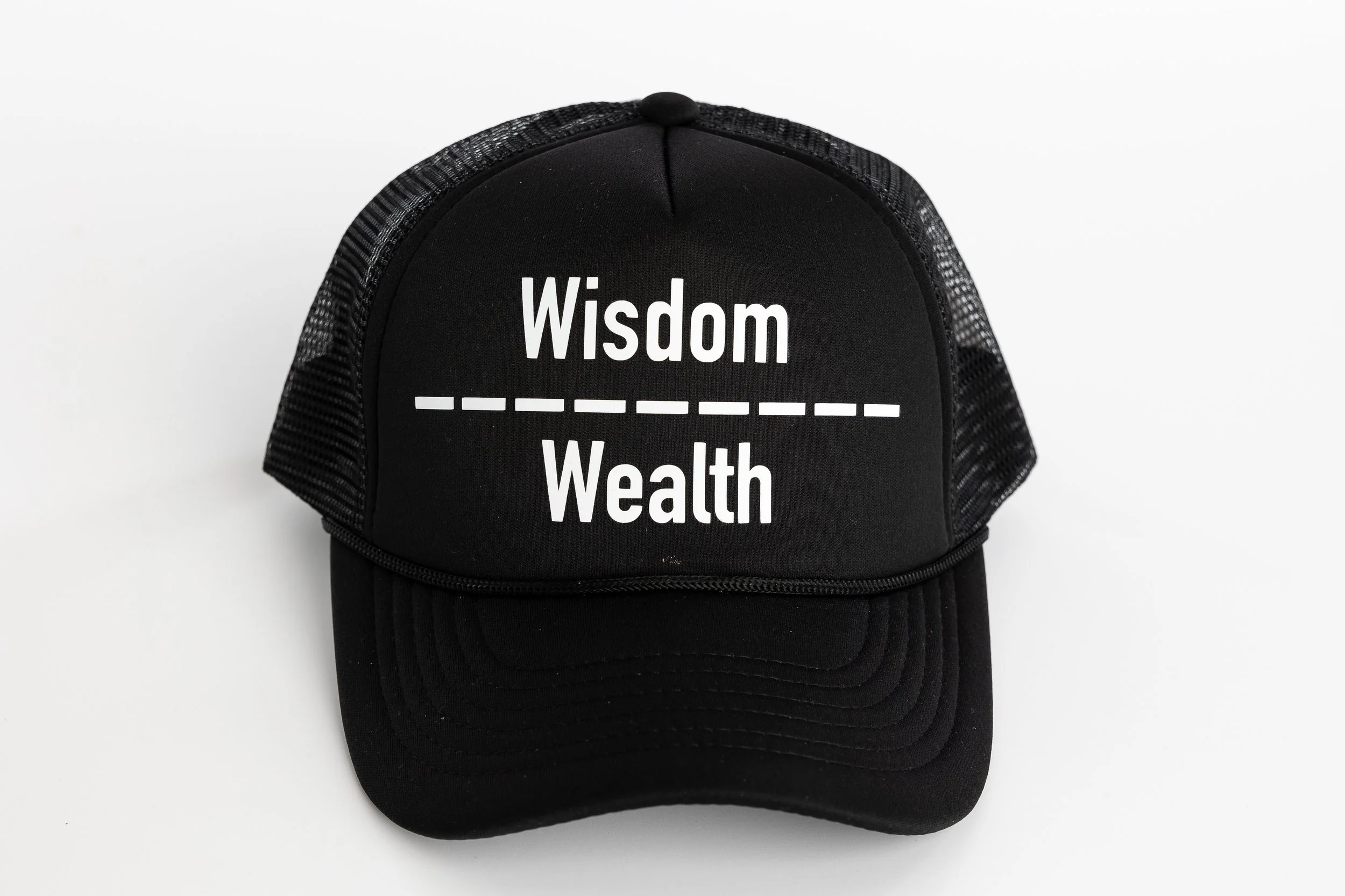 Wisdom over Wealth Baseball Cap