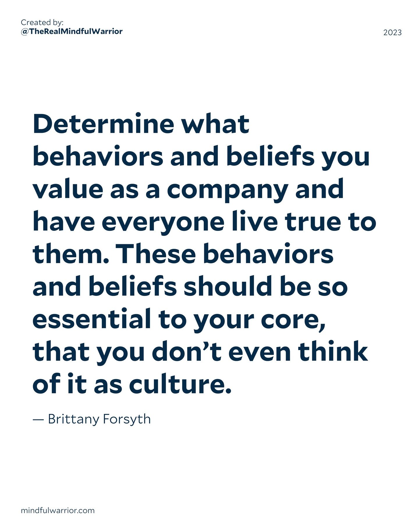 This week&rsquo;s coaching and culture design inspiration. 

#coaching #culture #mindfulwarrior