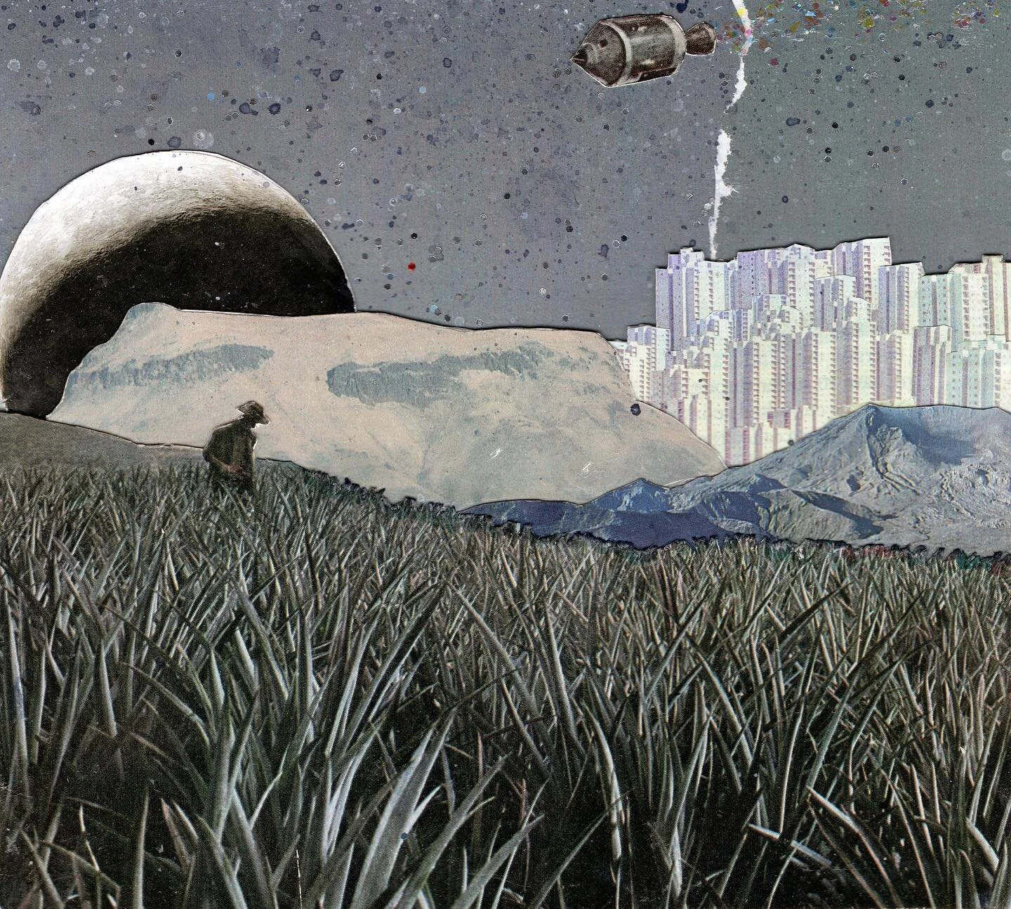 Is anybody out there?

Instead of having it dry under a stack of books, I let this dry out and in the open and it got a little warped. I&rsquo;m going to go ahead and call it character.

#collage #collageart #collageartist #originalart #nyc #spain #l