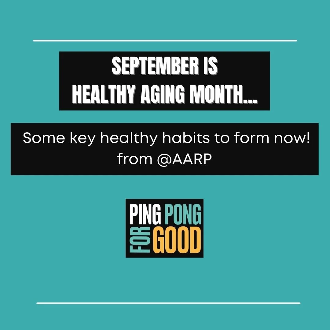 Forming Healthy Habits from AARP in honor of #HealthyAgingMonth