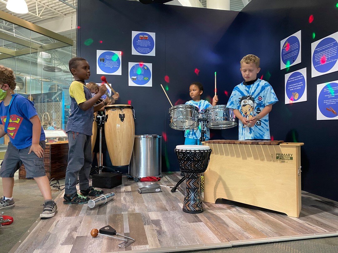 ROCK ON! We've added new instruments and immersive experiences to our &lsquo;Science of Music&rsquo; exhibit!

In addition to awesome new stage lighting, we have a selection of instruments that highlight African and Afro-Cuban music: The banjo, marim