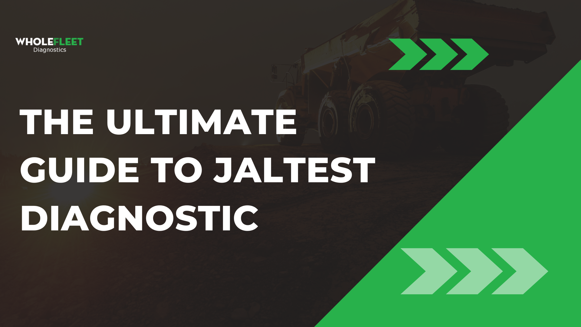 Heavy Equipment Diagnostic Software — WholeFleet Diagnostics