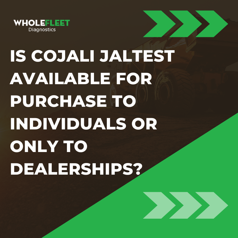 Is Cojali Jaltest available for purchase to individuals or only to dealerships?