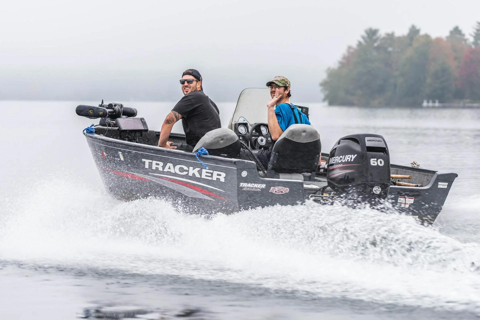 these boat operators use a mercury marine diagnostic tool