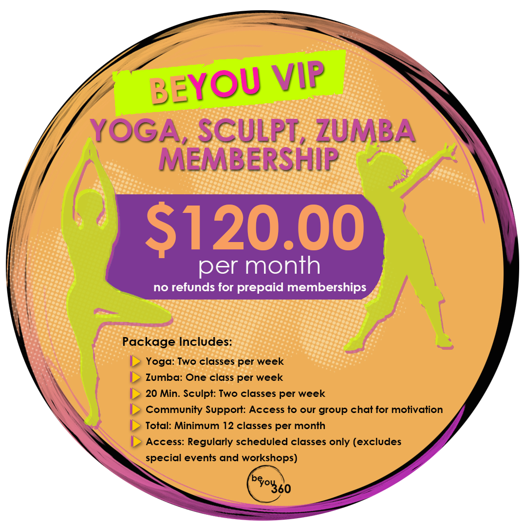 🌟 Ultimate Yoga, Sculpt & Zumba Package – $120/month
