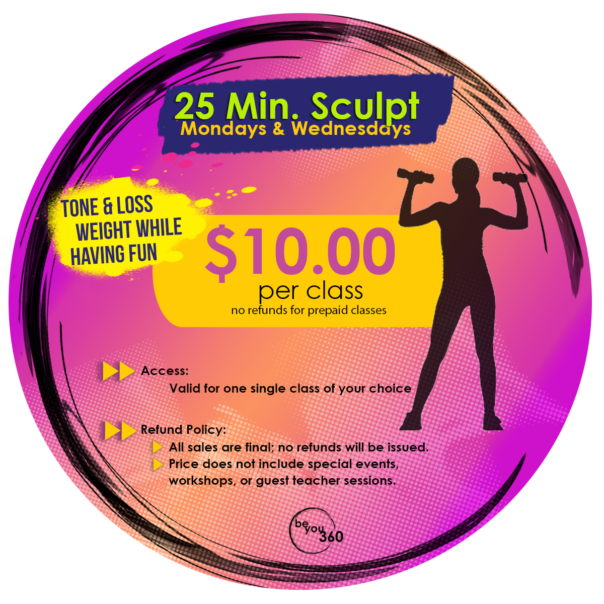 25-Minute Sculpt Class – Express Strength & Tone
