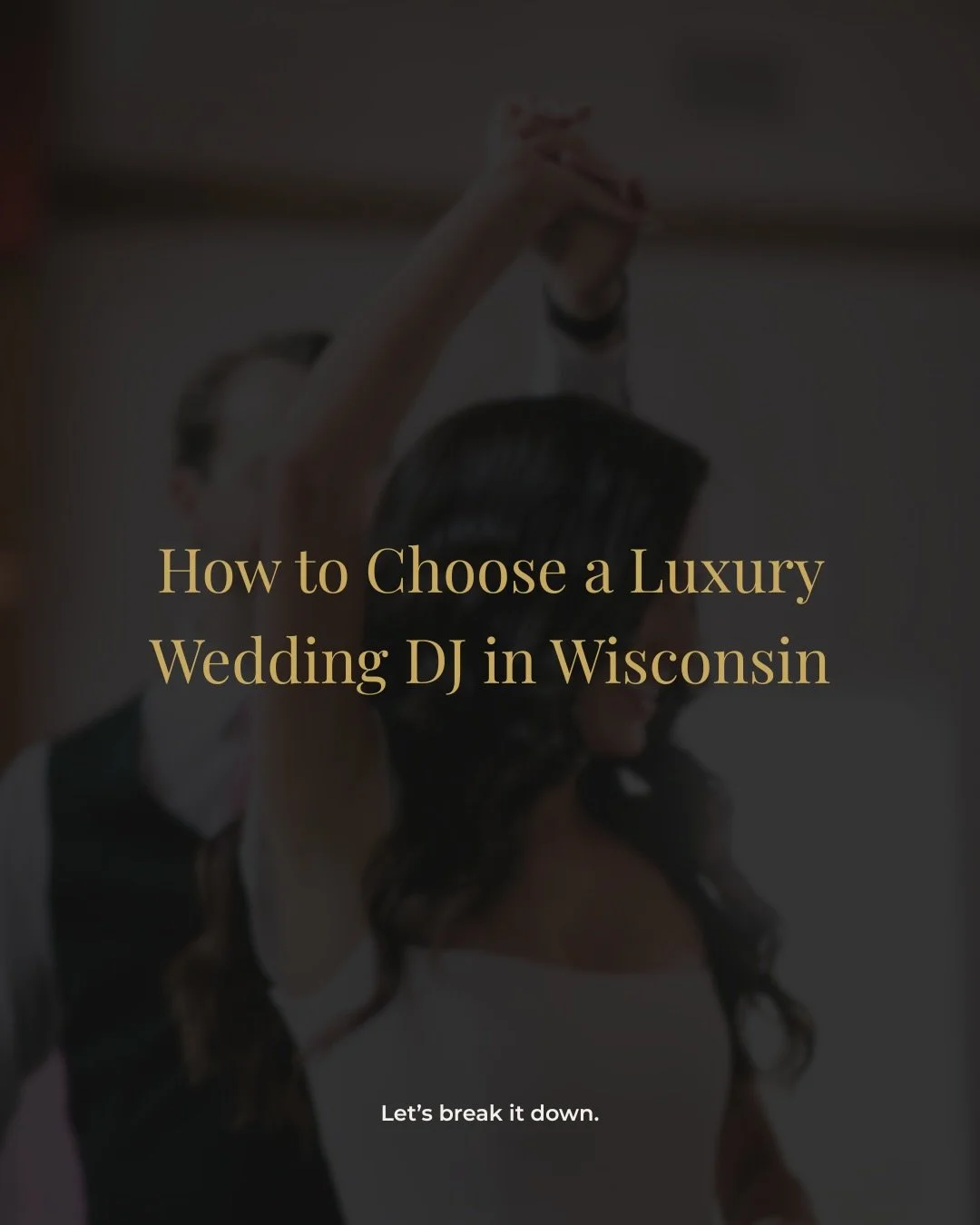 Not all DJs create the same experience.

If you want a reception that feels effortless, intentional, and unforgettable &mdash; the right DJ makes all the difference.
#LuxuryWeddingWisconsin #WeddingPlanningTips #WisconsinBride #WeddingDJAdvice #Midwe
