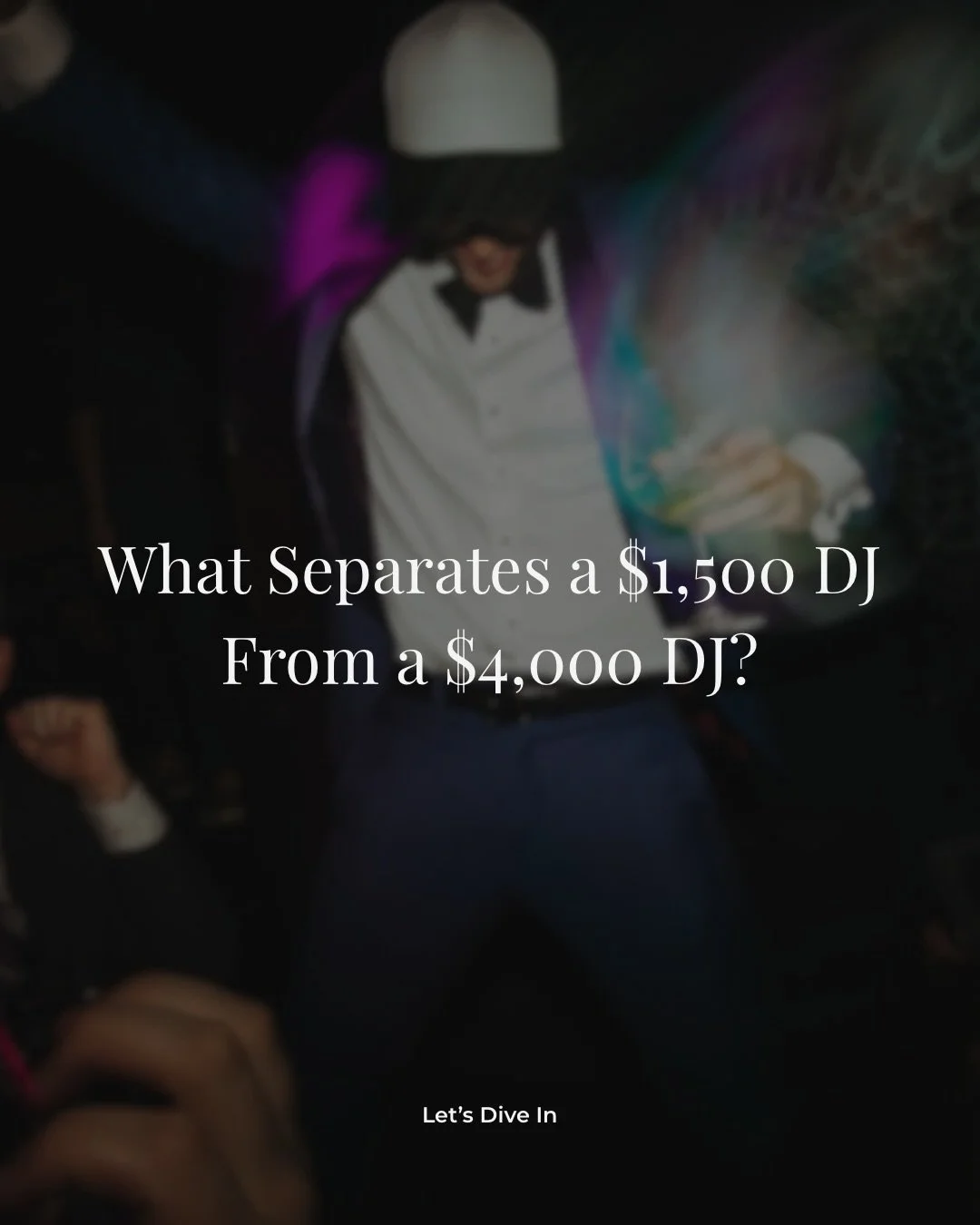What Separates a $1,500 DJ From a $4,000 DJ?

It&rsquo;s rarely about songs.

It&rsquo;s about preparation, professionalism, and execution.

#WeddingInvestment #LuxuryWeddingExperience #WeddingPlanningWisconsin #WeddingEducation #WeddingDJWisconsin