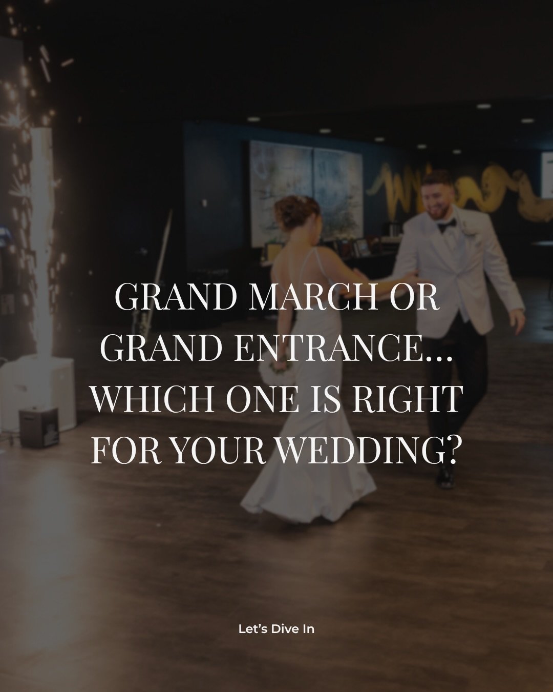 Grand march or grand entrance&hellip; which one is right for your wedding? 🤔

They might sound similar, but they create completely different vibes 👇

#weddingplanning #wisconsinwedding #weddingdj #bridetobe2026 #midwestwedding