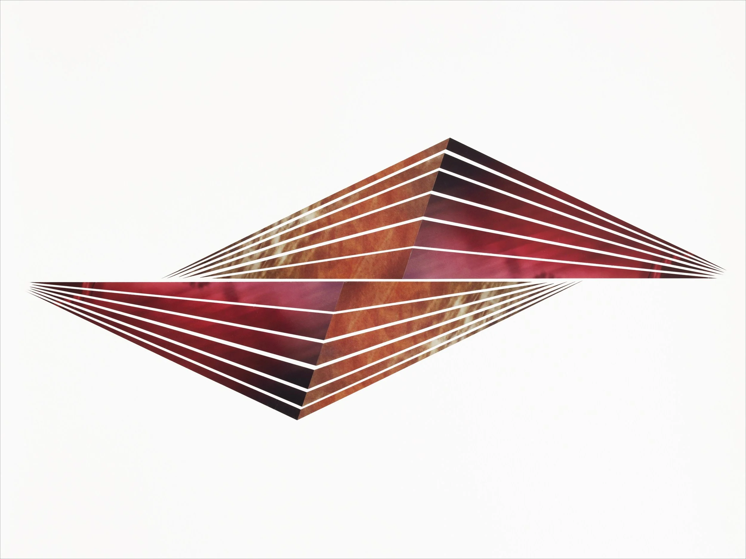 Crafted By Inspiration (2025) - 16"h x 12"w - Collage on Cotton-Rag Paper - $1,400 CAD framed