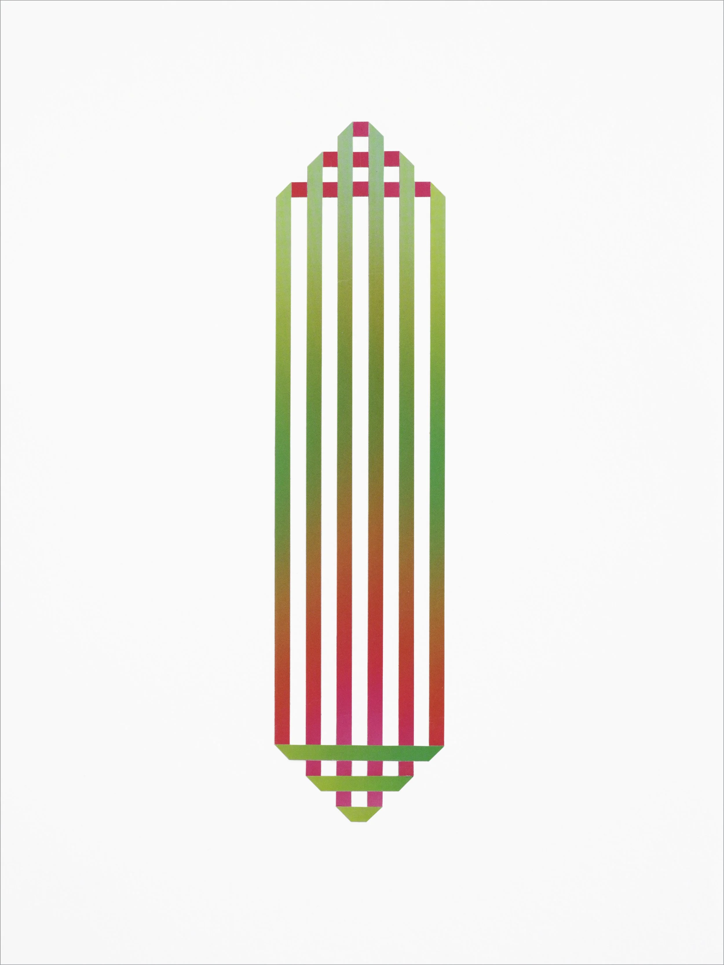 Spaces To Celebrate I (2025) - 16"h x 12"w - Collage on Cotton-Rag Paper - SOLD