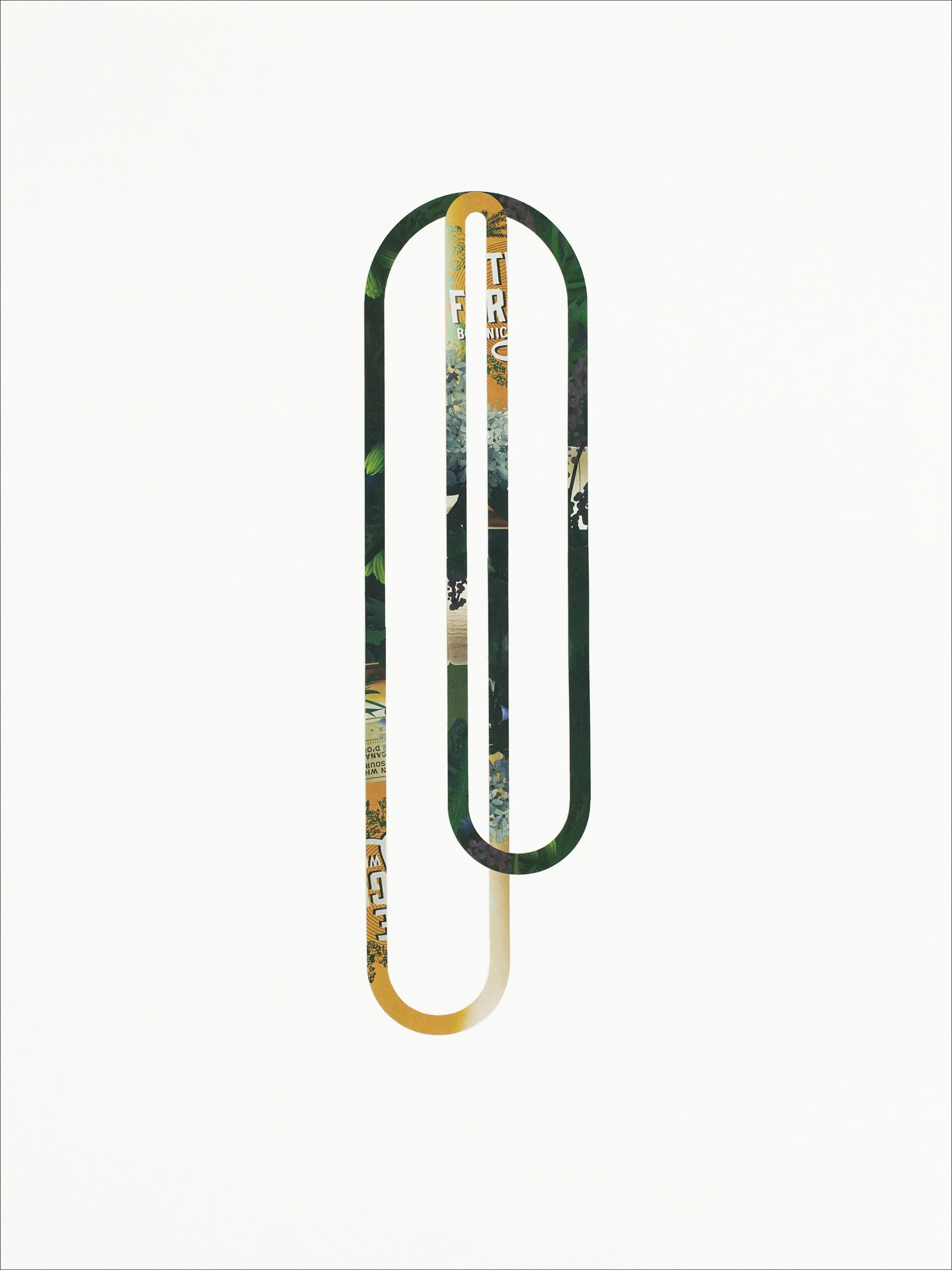 Infused Pill No.3 (2022) - 16"h x 12"w - Collage on Cotton-Rag Paper - $1,000 CAD unframed