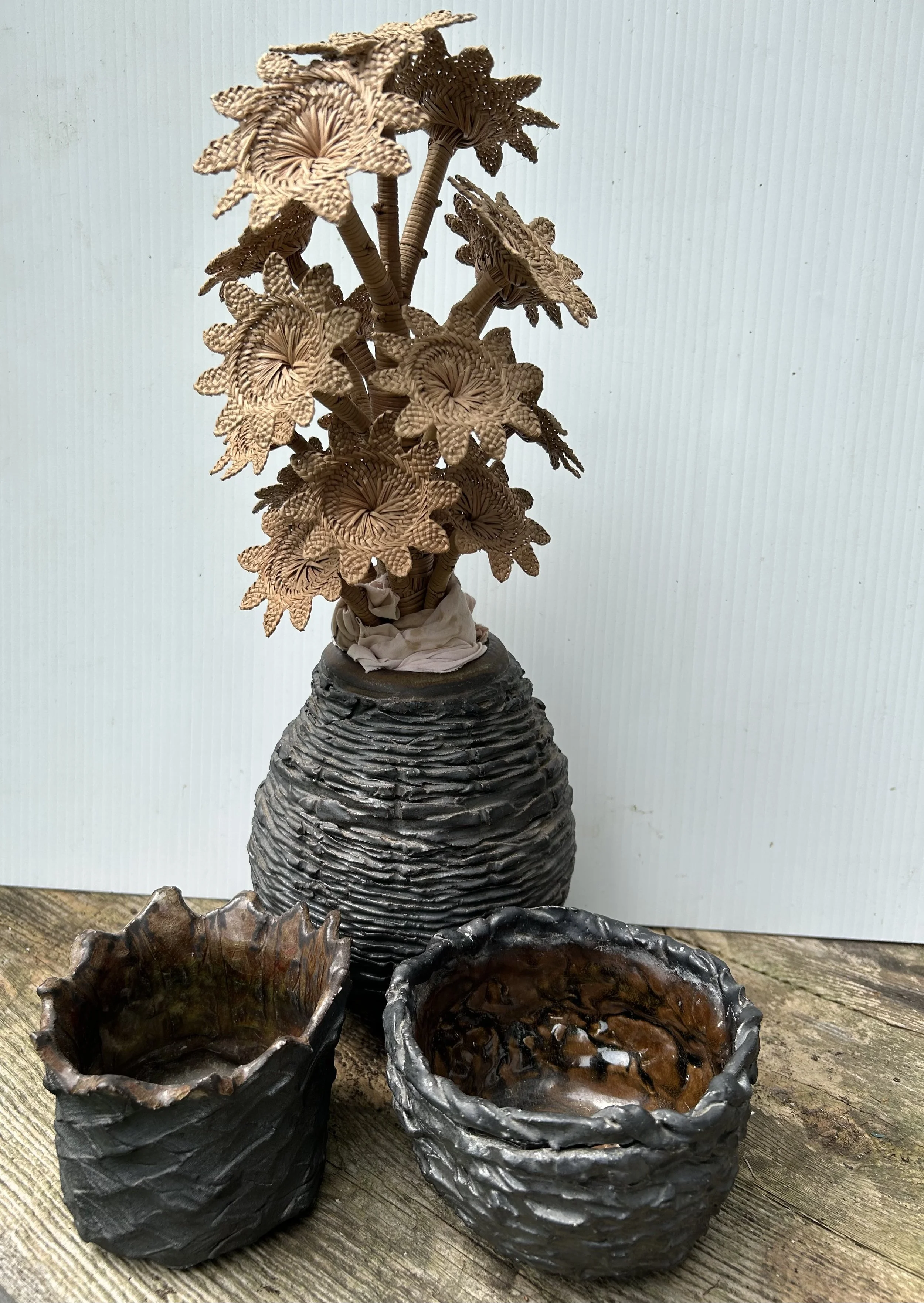 Threads 113: Combining the craft of basketry and pottery 