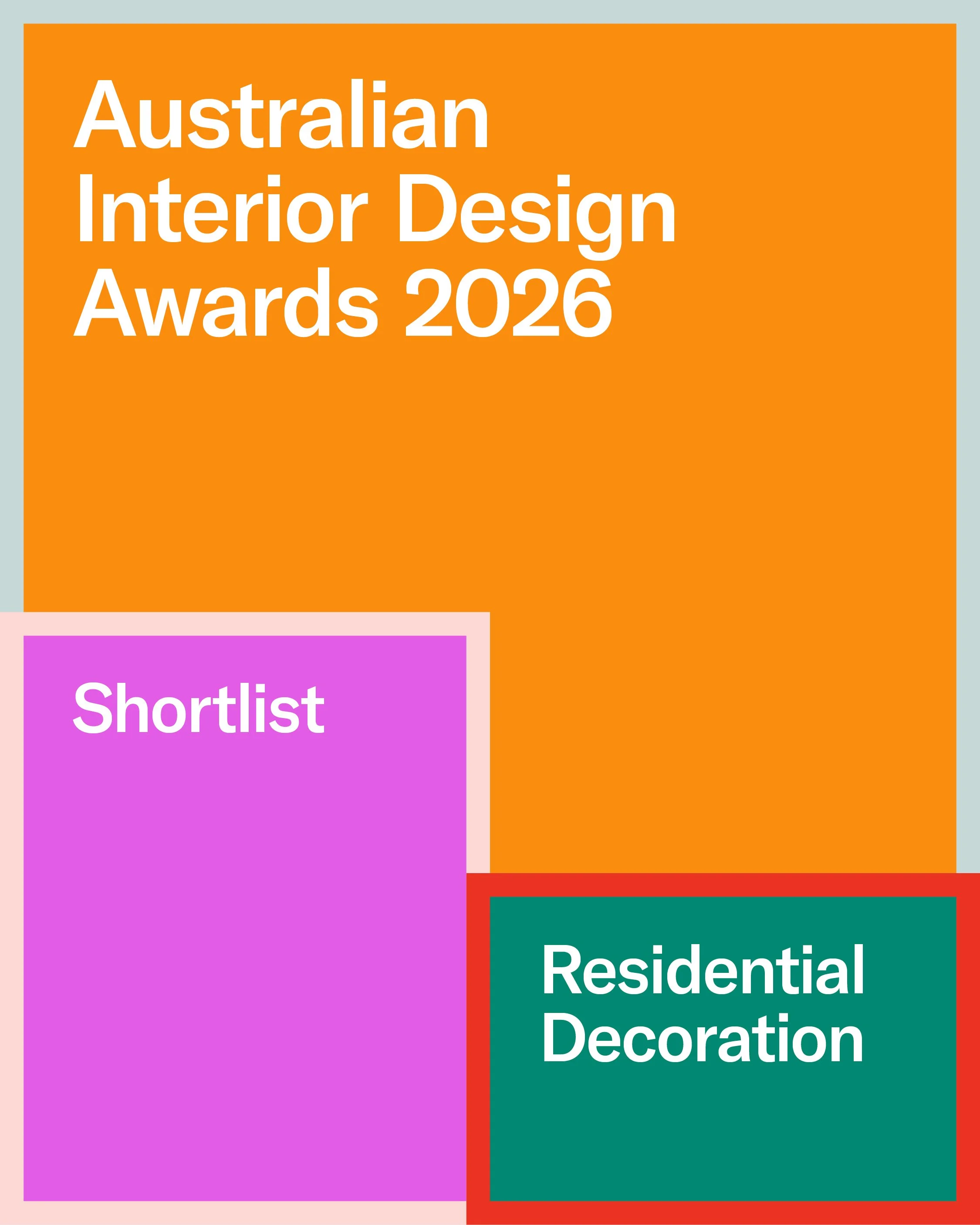 Australian Interior Design awards 2026, Shortlisted Residential Decoration for Lighthouse