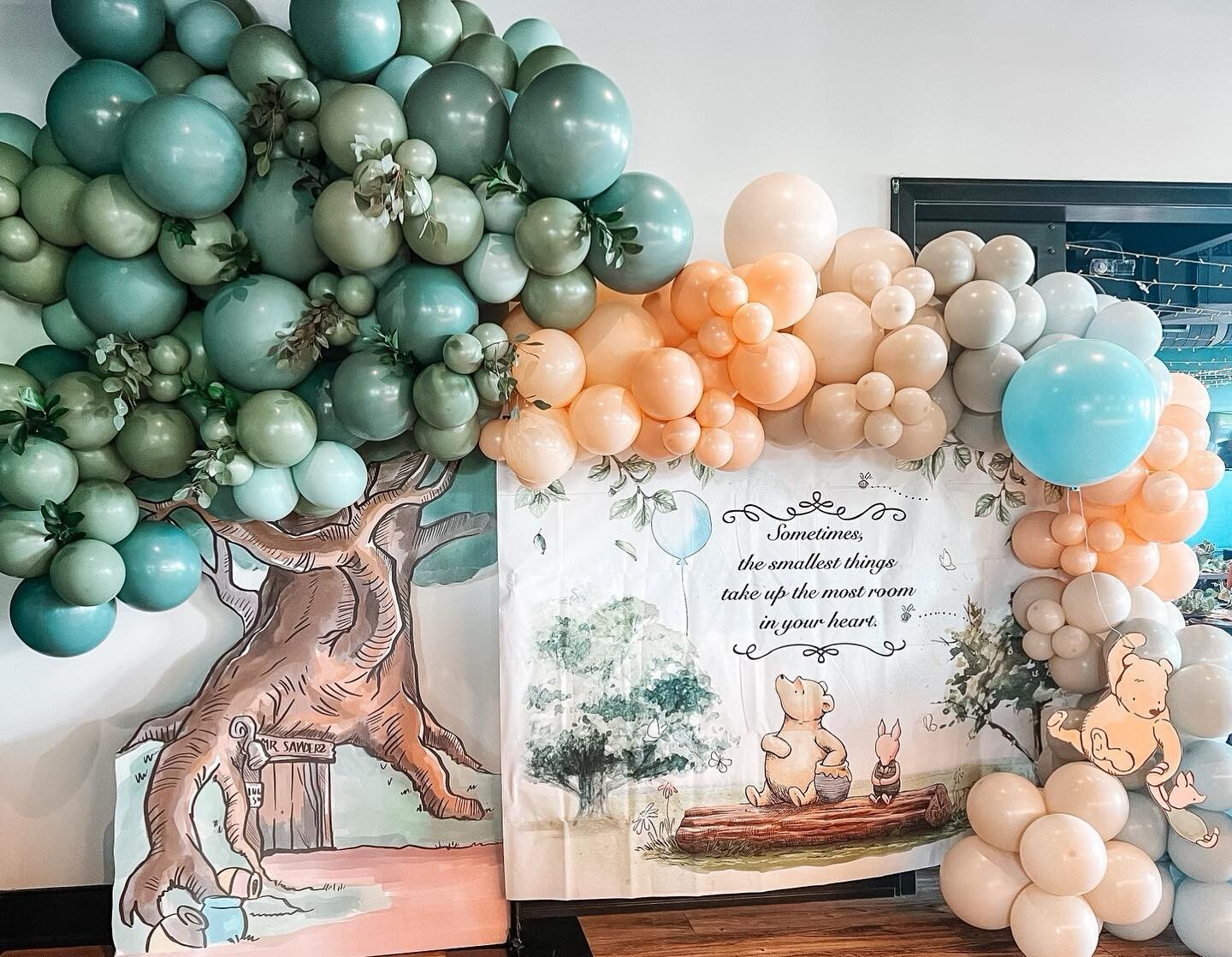 Sometimes the smallest things take up the most room in your heart 🤍. That Winnie the Pooh sure was right ✨
Event Styling: @looselydrapeddesigns 
Tree Cutout Rental: @kiokreations 
Balloons: @tweepartees 
Venue: @theelmlagrange