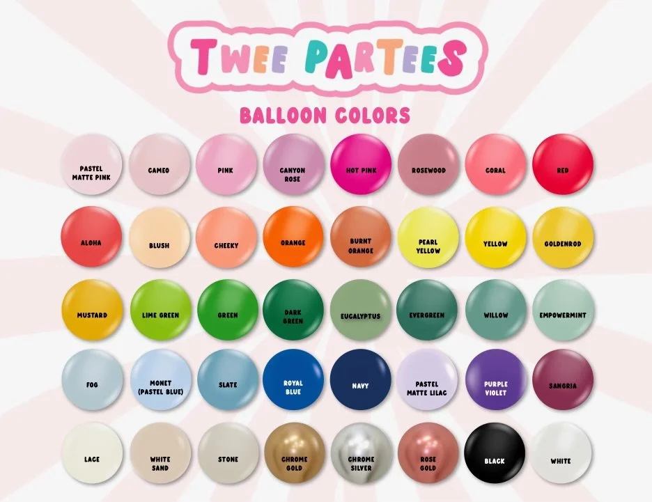 Color Chart — Twee Partees