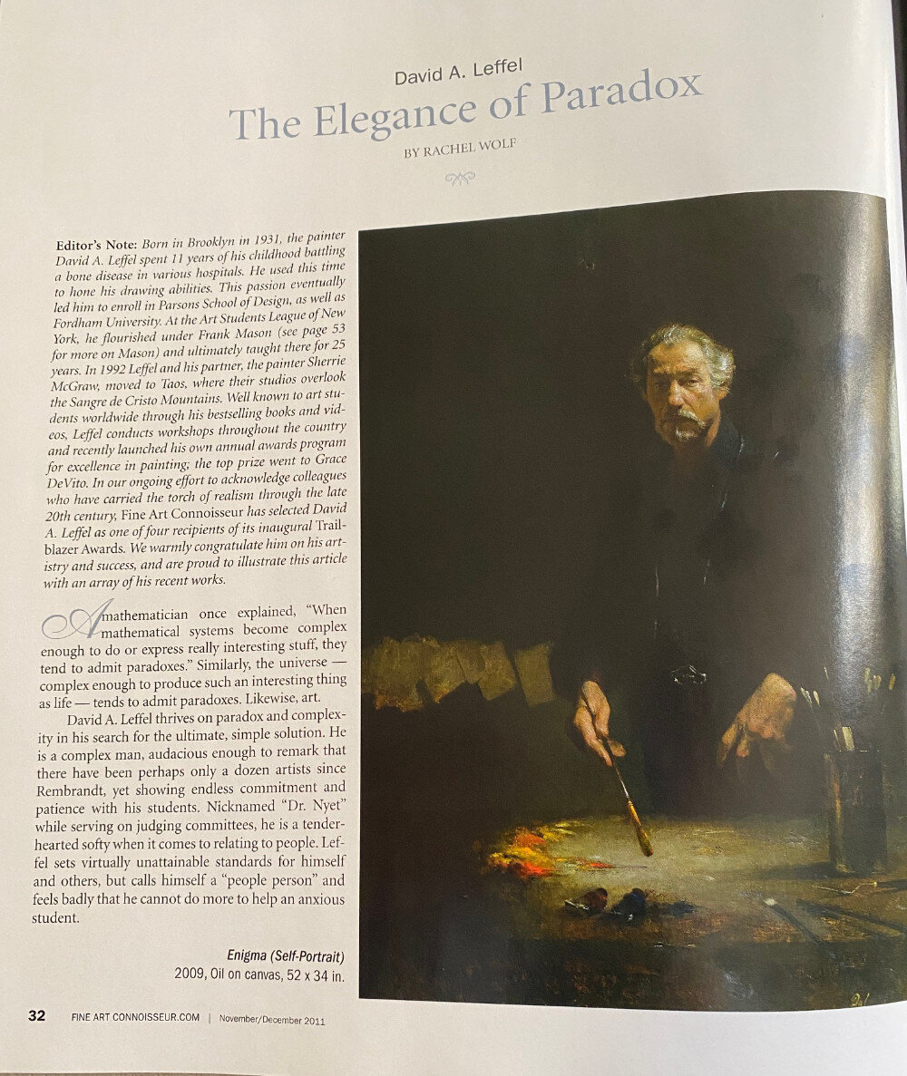 Fine Art Connoisseur Dec 2011 pg 32