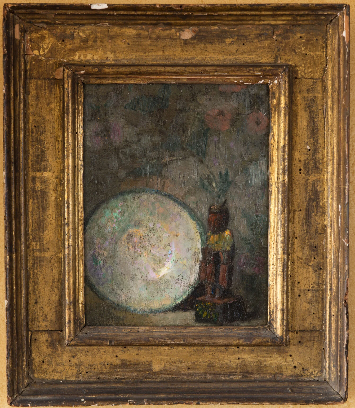 La Petite Dieu | oil on canvas | 8.75 x 6.75 in. (14 x 12 in. with frame)