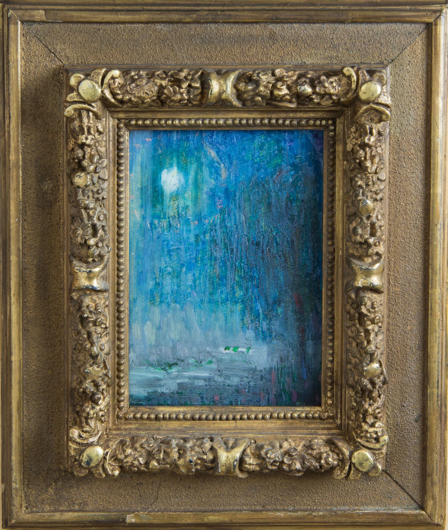 Midnight Serenade | oil on card | 7 x 5 in. (13 x 11 in. with frame)