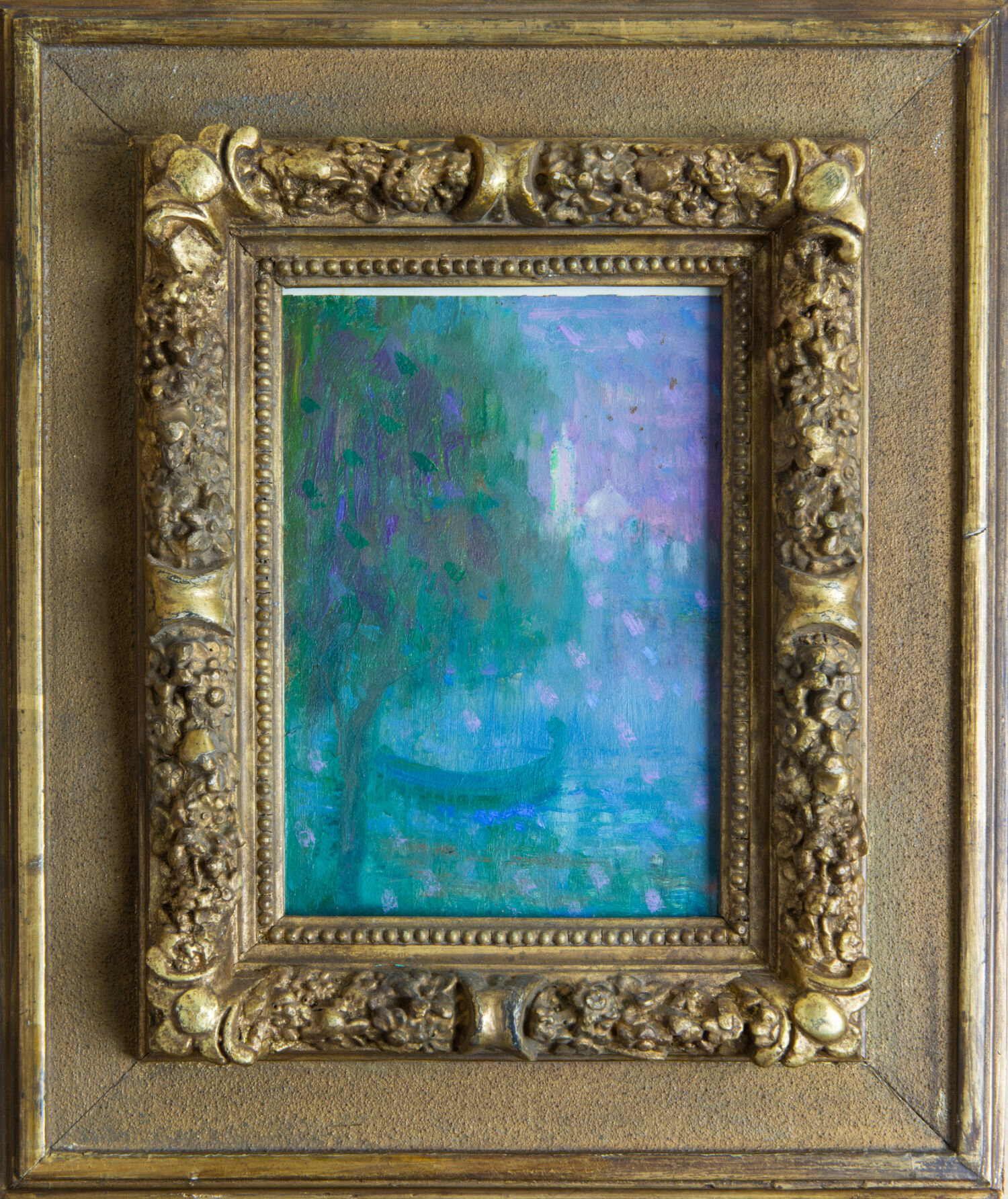 Peace | oil on card | 7 x 5 in. (14 x 11 in. with frame)