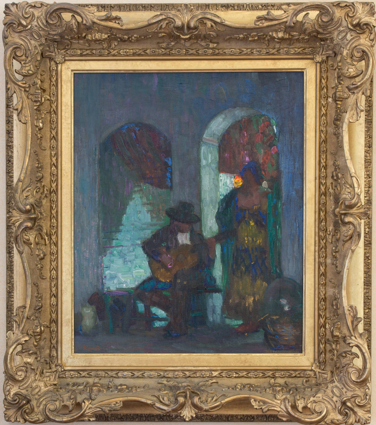 Song of the Night | oil on canvas | 18 x 15 in. (26.5 x 23 in. with frame)