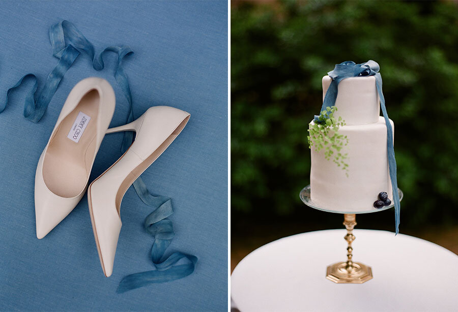 Wedding-Cake-and-Heels-with-Blue-Ribbon_Almond-Leaf-Studios.jpeg