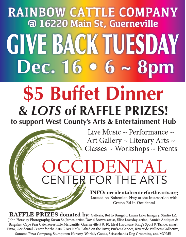 OCA Give Back Tuesday Fundraiser