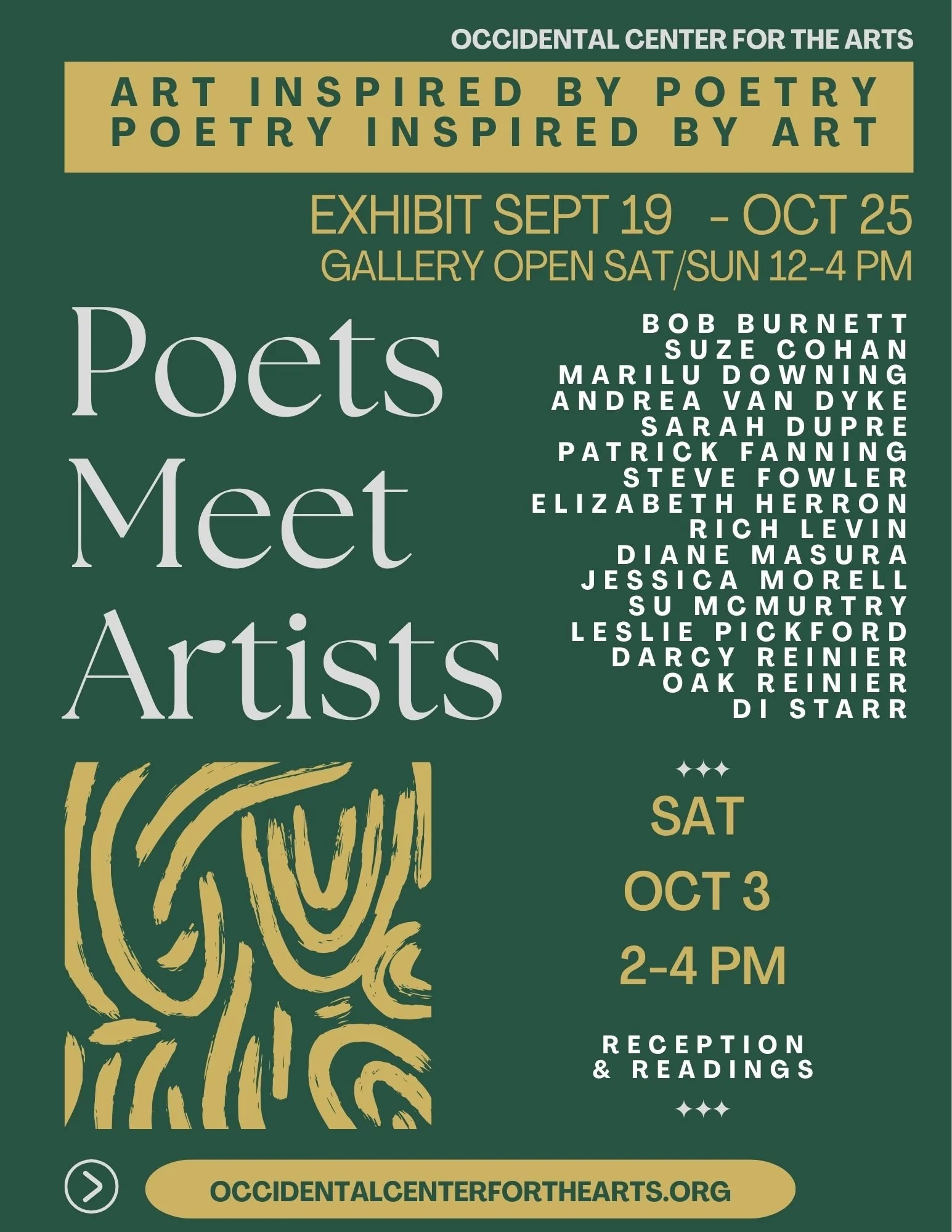 Poets Meet Artists Reception