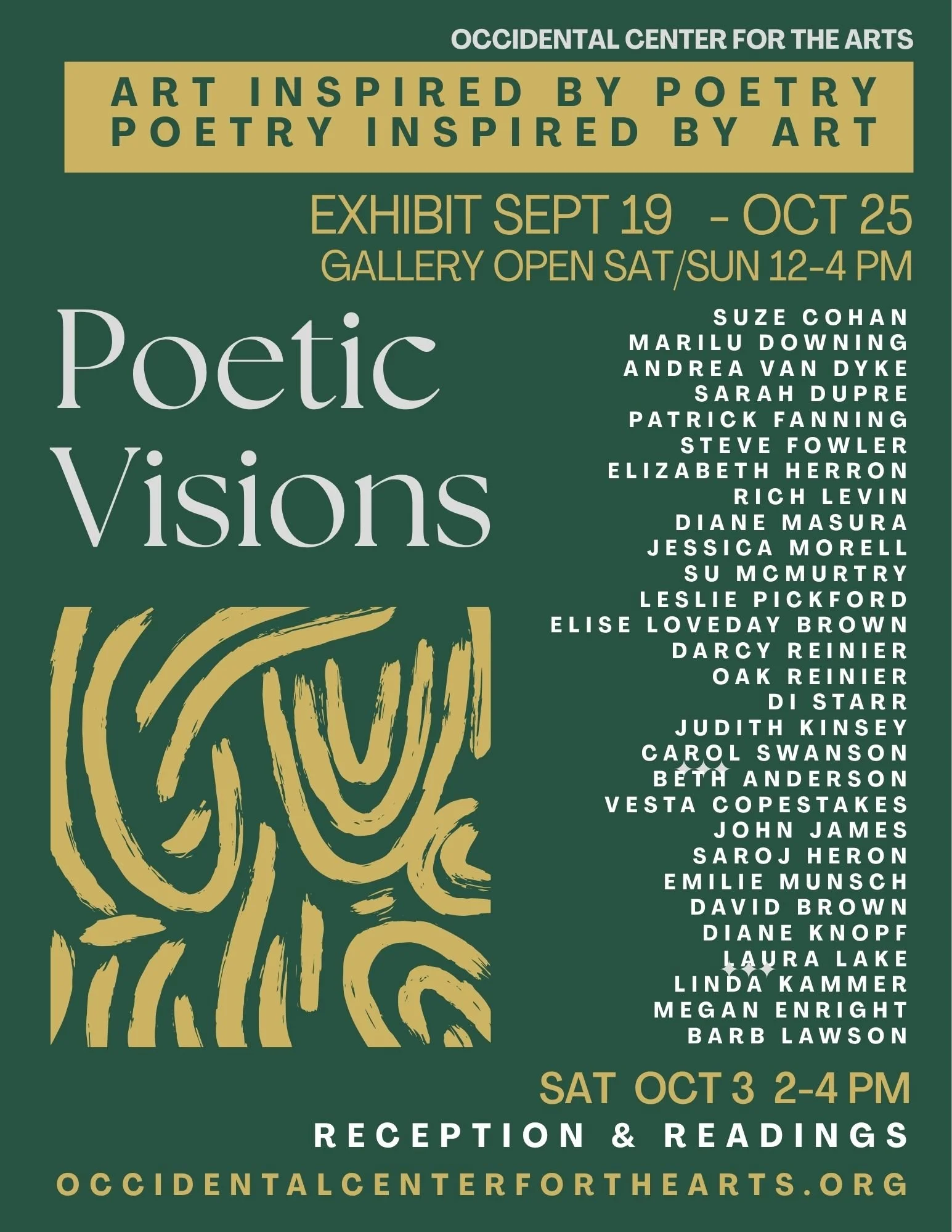 Poetic Visions Reception