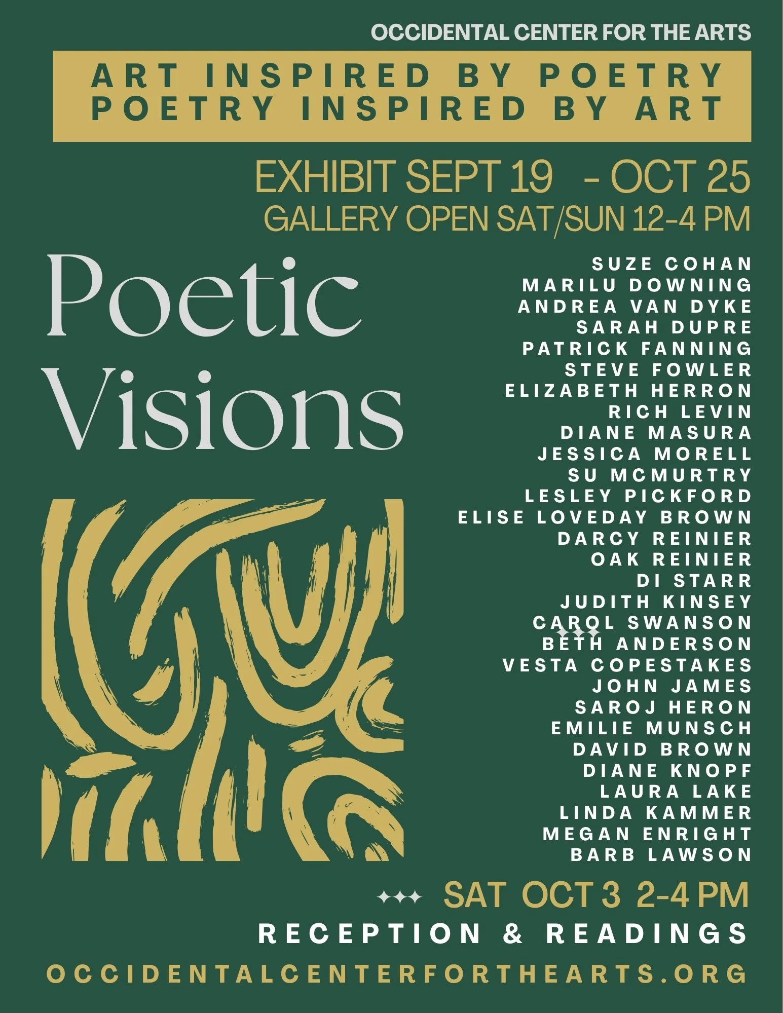 Poetic Visions Reception