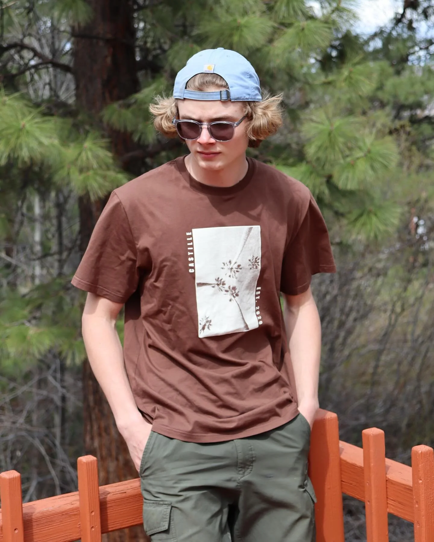 Palms Tee - worn in Mocha by @reubenn.scott 
- taken by @kchat121 📷