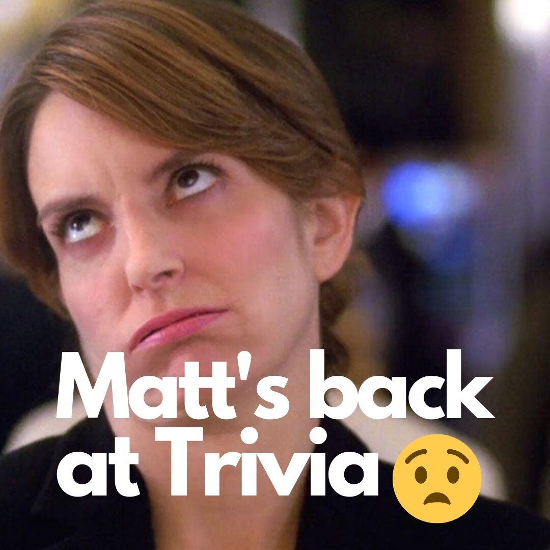 Your Vacation is OVER, Folks! Matt is back at Trivia Tonight!⁠
⁠
He's got a list of everyone that was naughty the last two weeks, so watch out!!! Trivia starts at 6pm sharp. ⁠
⁠
As Always, Free to Play. All Ages. Prizes 1st thru 3rd.⁠
⁠
#waywardsandw