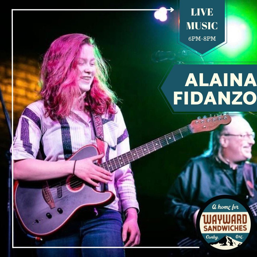 Join us tonight for live music by Alaina Fidanzo! We are excited to have her back and grace us with her musical prowess!