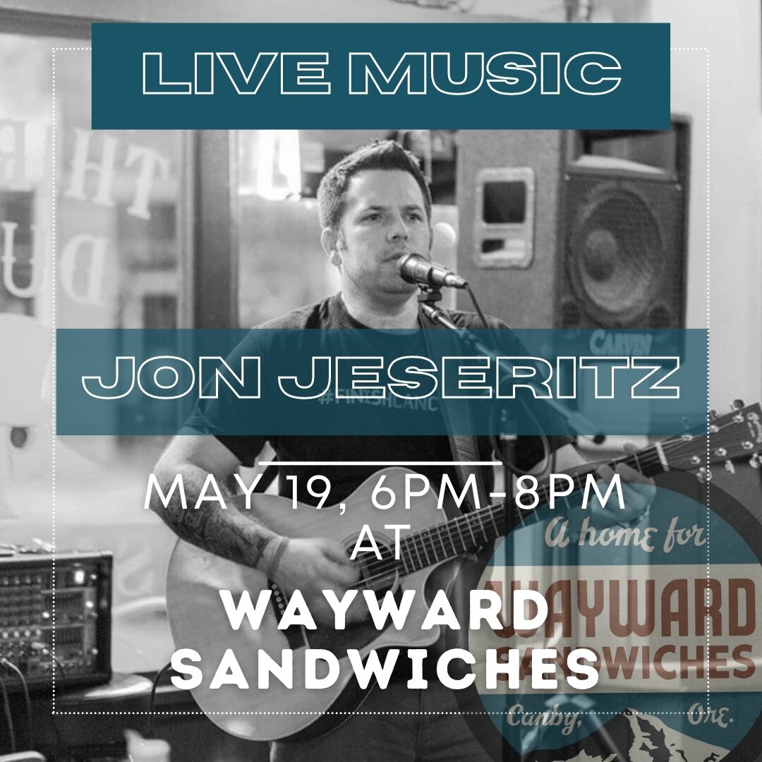 🎸LIVE MUSIC IS BACK!🎸⁠
⁠
Join us this evening for Live Music from Jon Jeseritz form 6-8pm and see what new food specials we have available!