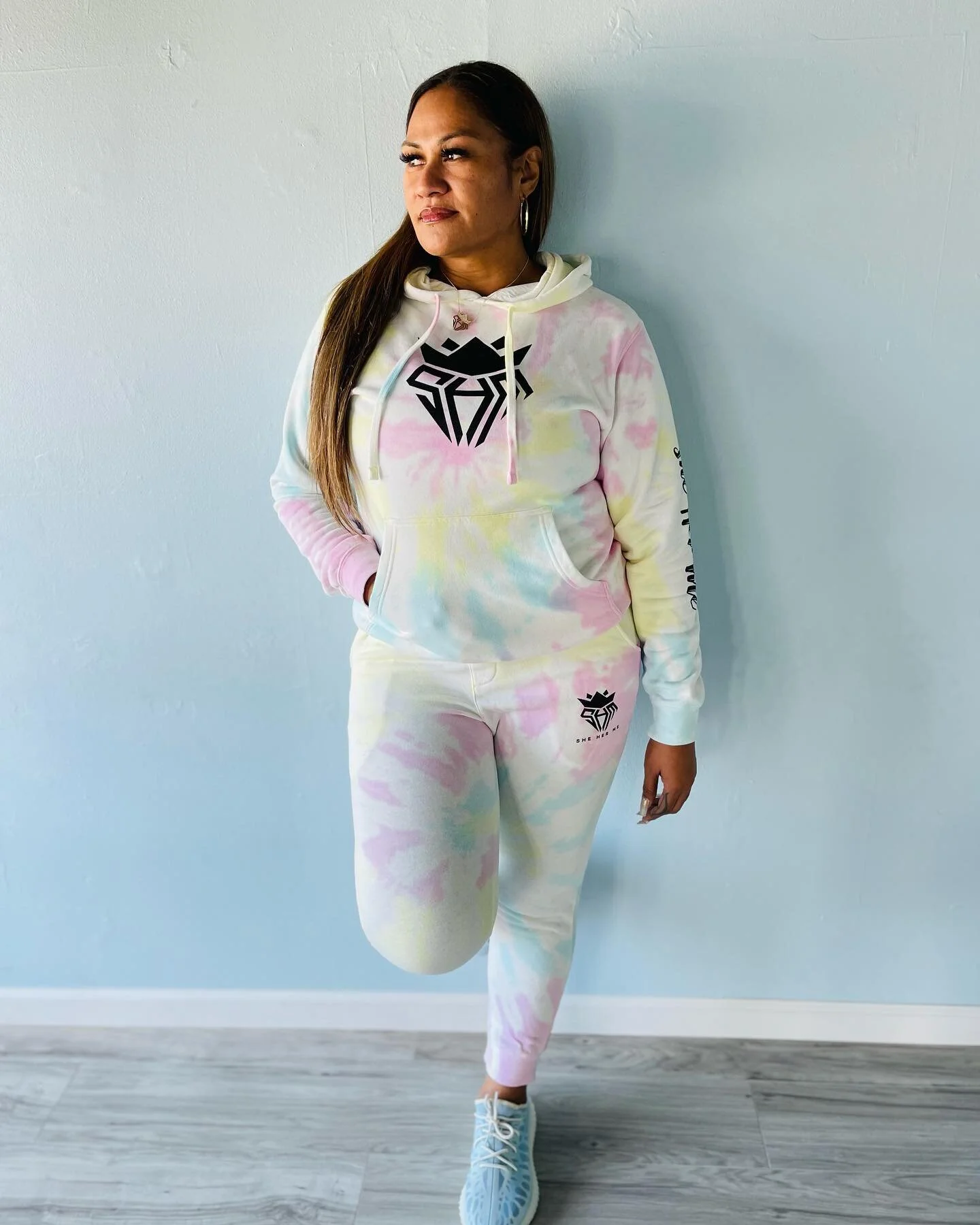 Logo Tie Dye Hoodie \u0026 Jogger Set — SHE 
