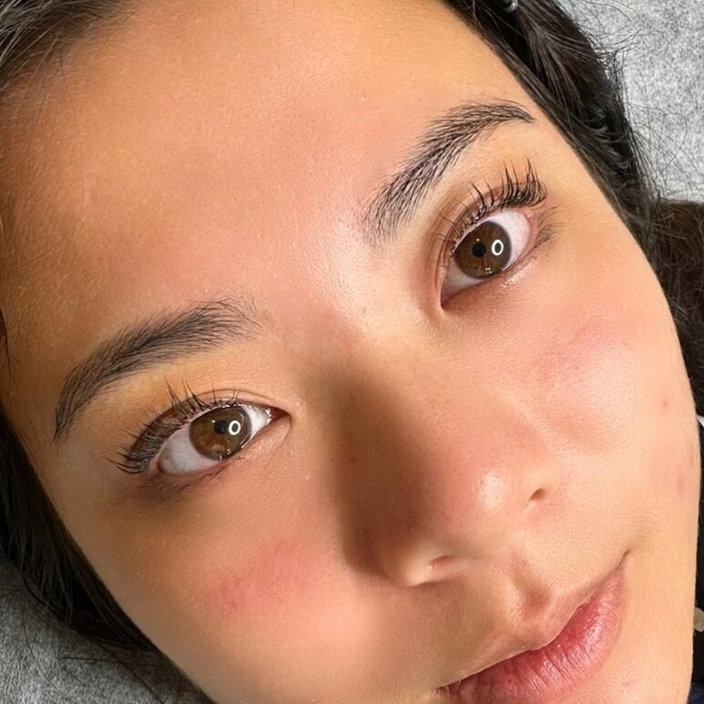 Lash lift and tint by Edwina for Natasha after using @lashrescue growth serum for a few months 💖❤️#lashlift#lashliftandtint#lashresxue