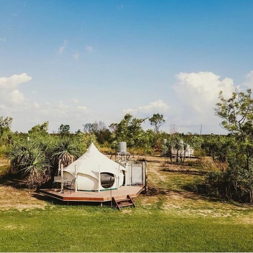 A DARWIN MUST DO!

Matt Wright's Top End Safari Camp. We have been selling the heck out of this overnight experience from Darwin!

Here is what you can expect:

🚍 Return transport from Darwin
⛺ Overnight stay in a fancy lotus belle tent #glamping !
