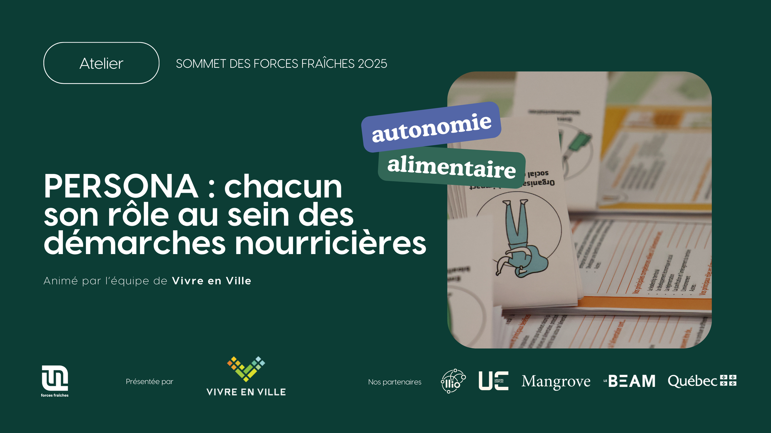 PERSONA : chacun son rôle au sein des démarches nourricières