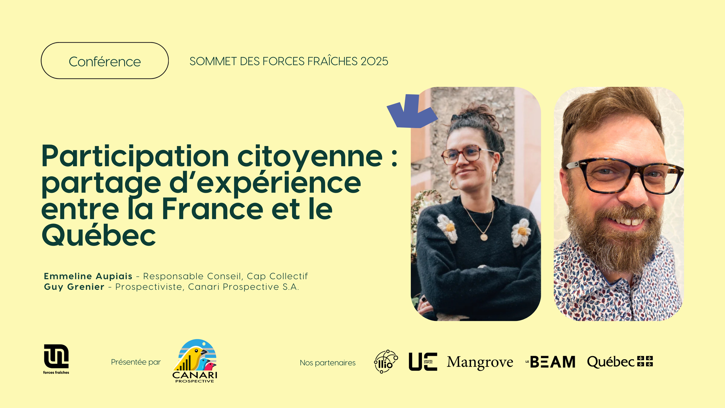 Participation citoyenne : partage d’expérience entre la France et le Québec