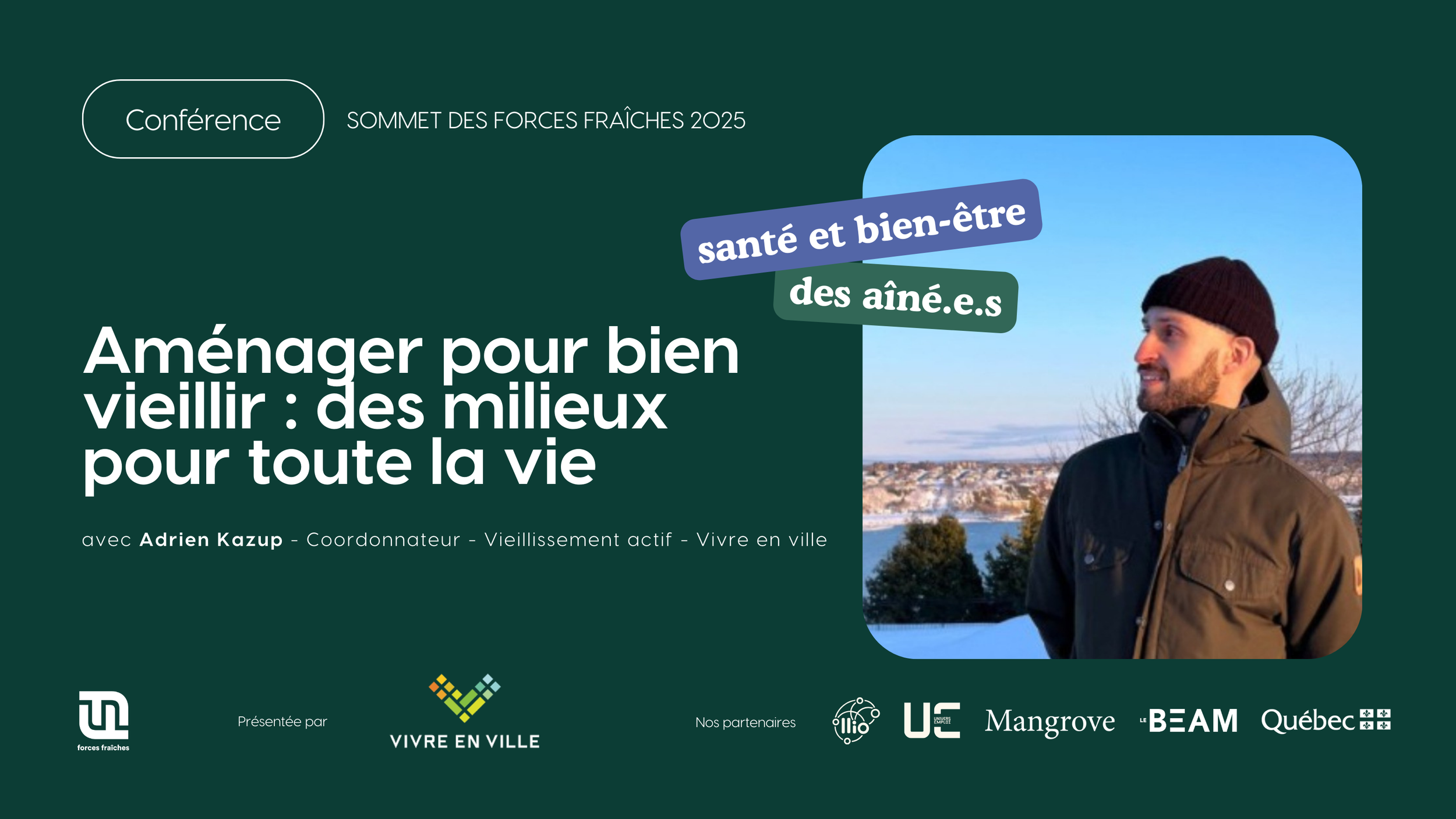 Aménager pour bien vieillir : des milieux pour toute la vie