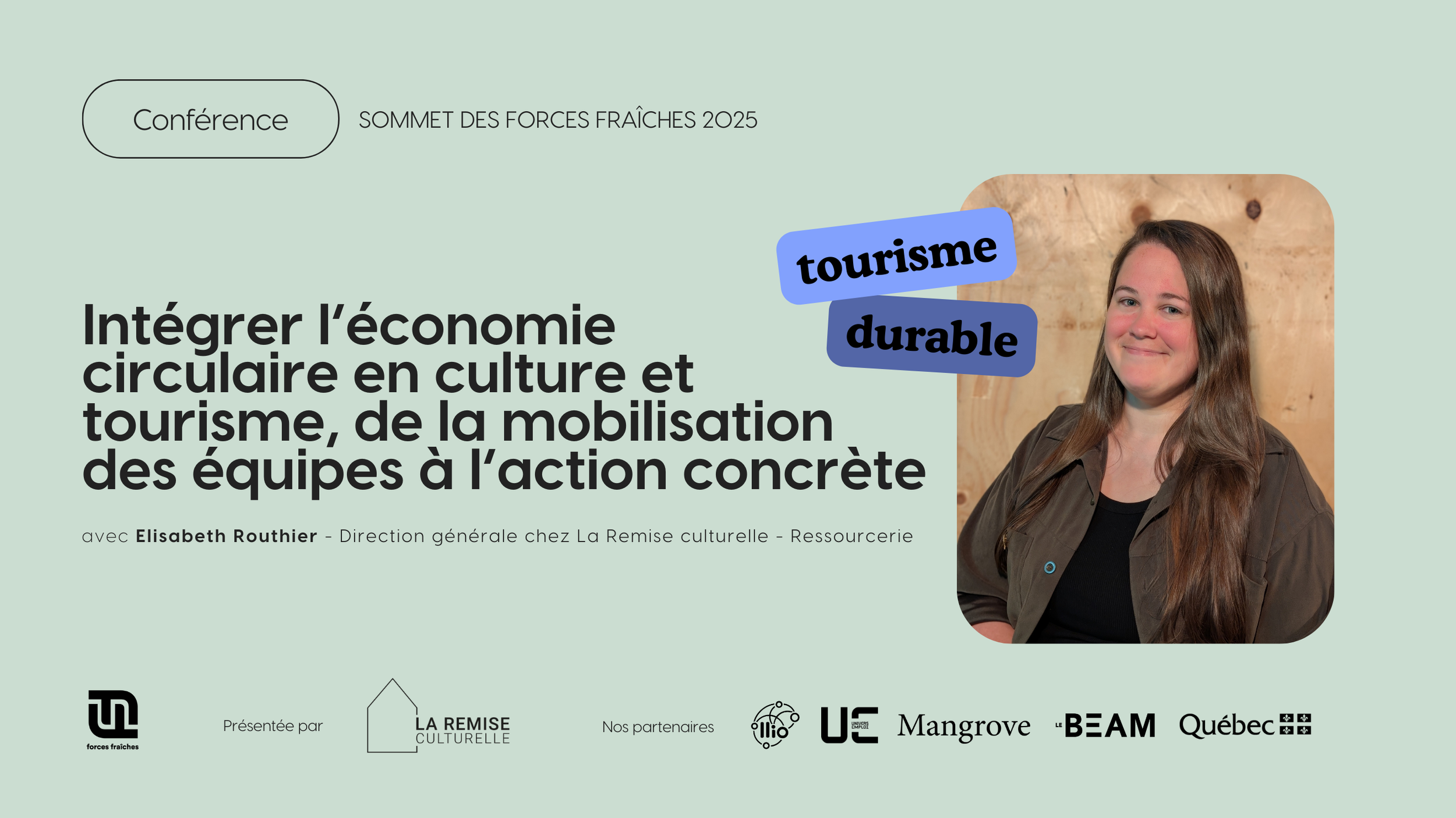 Intégrer l’économie circulaire en culture et tourisme, de la mobilisation des équipes à l’action concrète