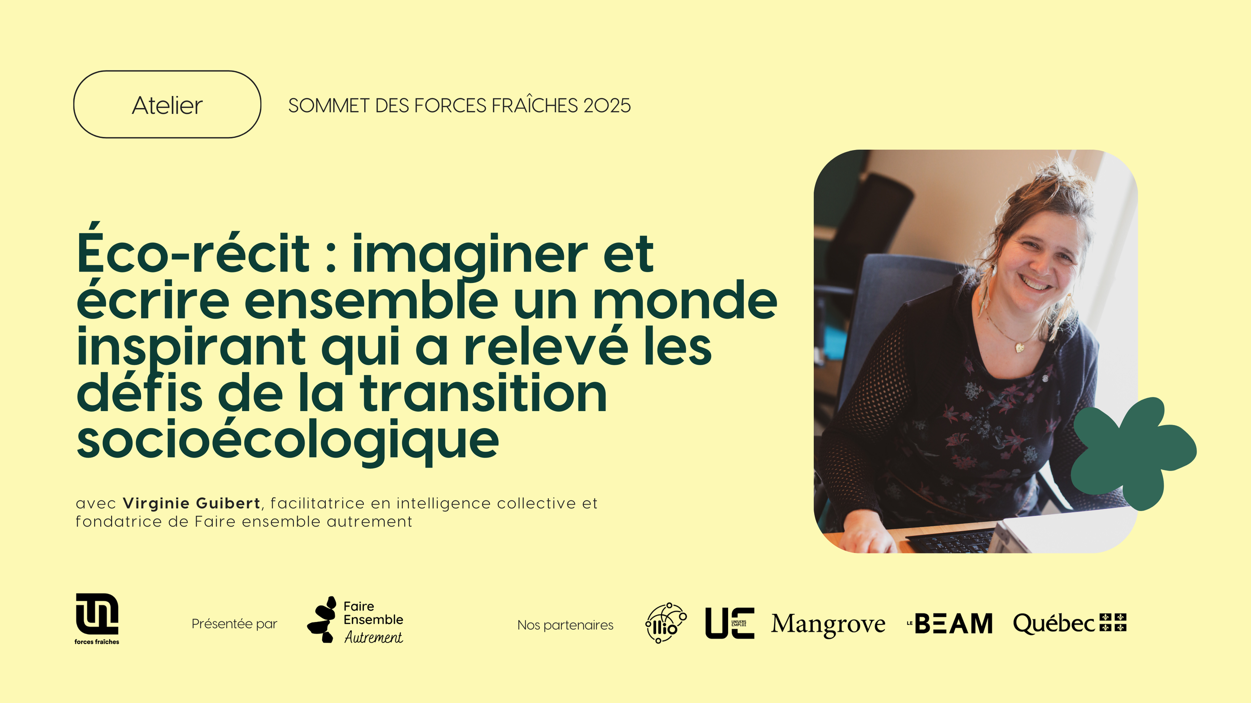 Éco-récit : imaginer et écrire ensemble un monde inspirant qui a relevé les défis de la transition socioécologique