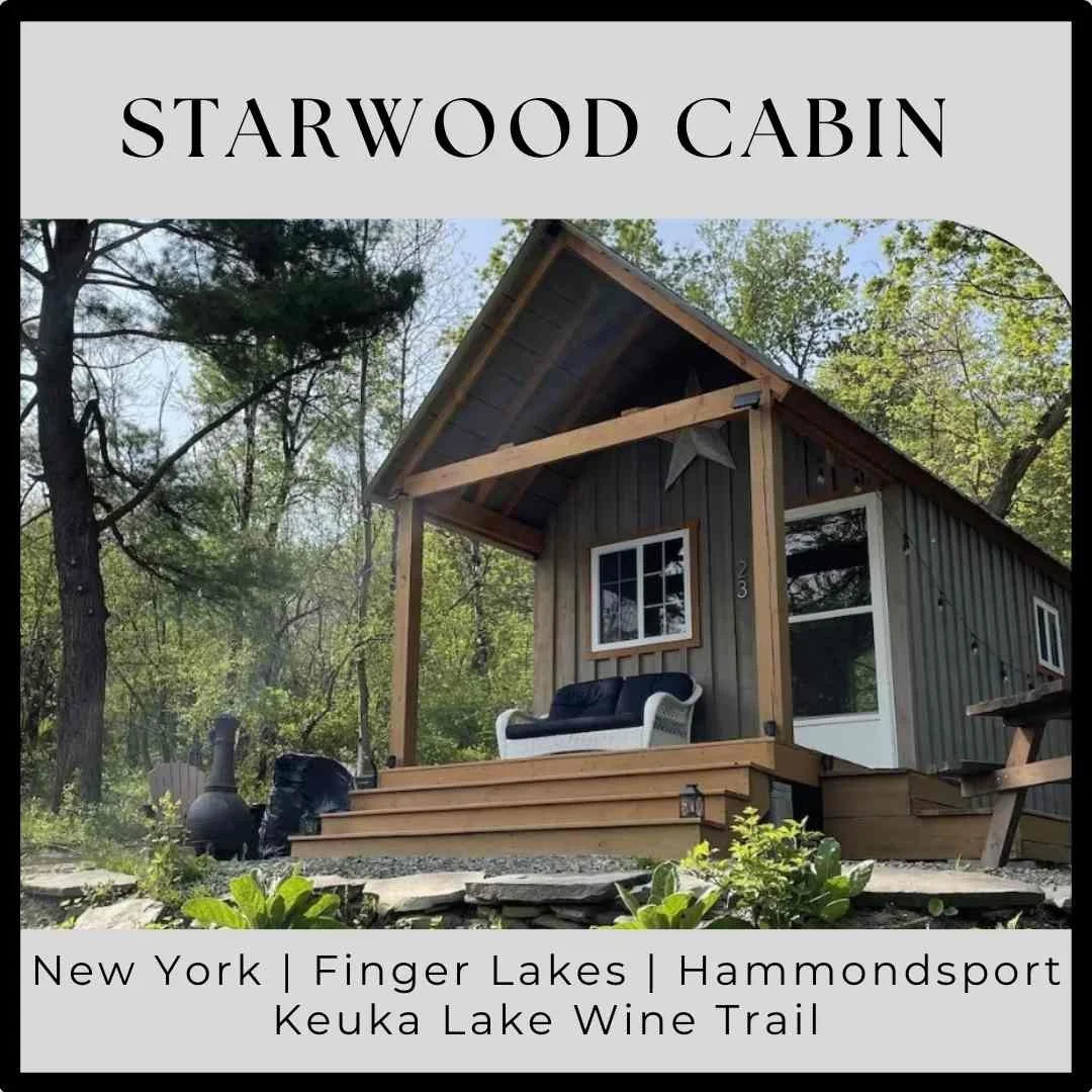 STARWOOD Cabin - OFF GRID Glamping Hammondsport, NY — Guided Wino