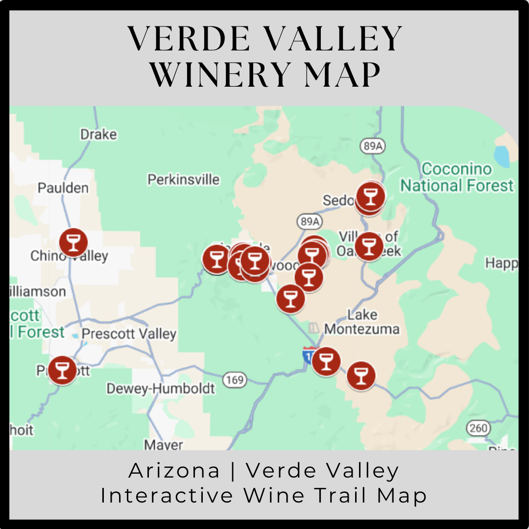 Verde Valley Arizona Map