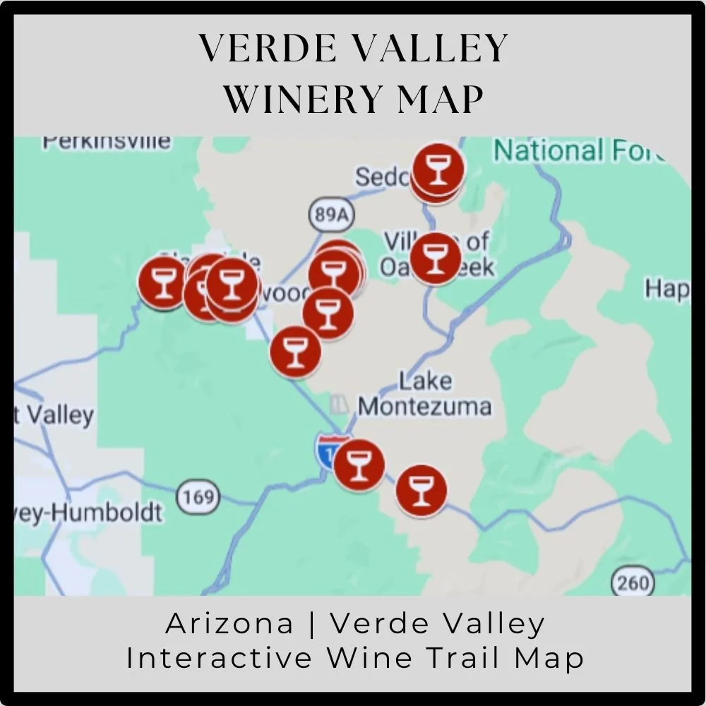 Verde Valley Winery Map — Guided Wino