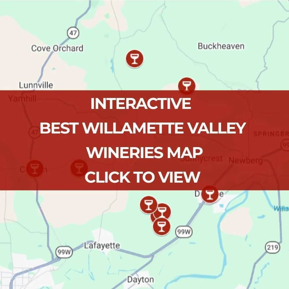 best Willamette Valley wineries map