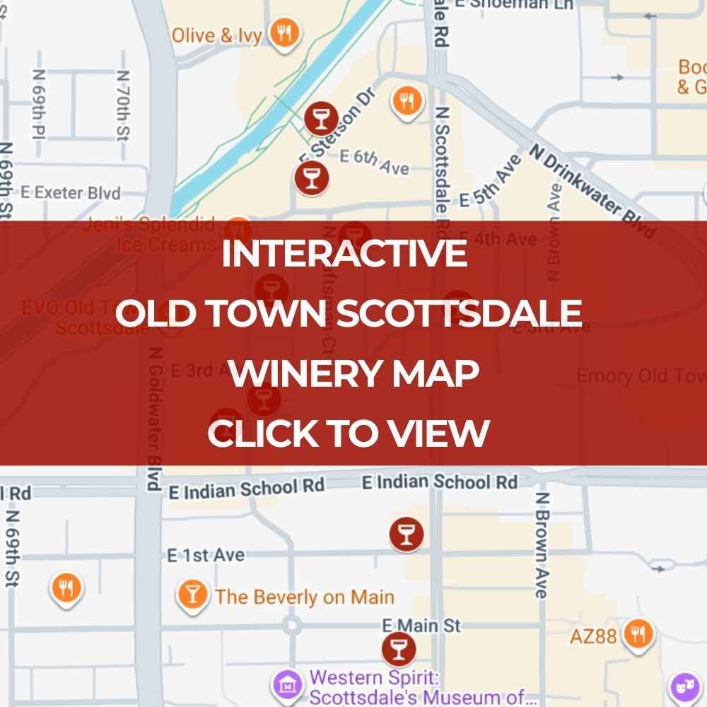 Old Town Scottsdale Wine Trail Map