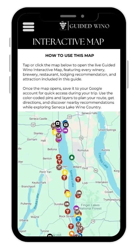 Seneca Lake Winery Map