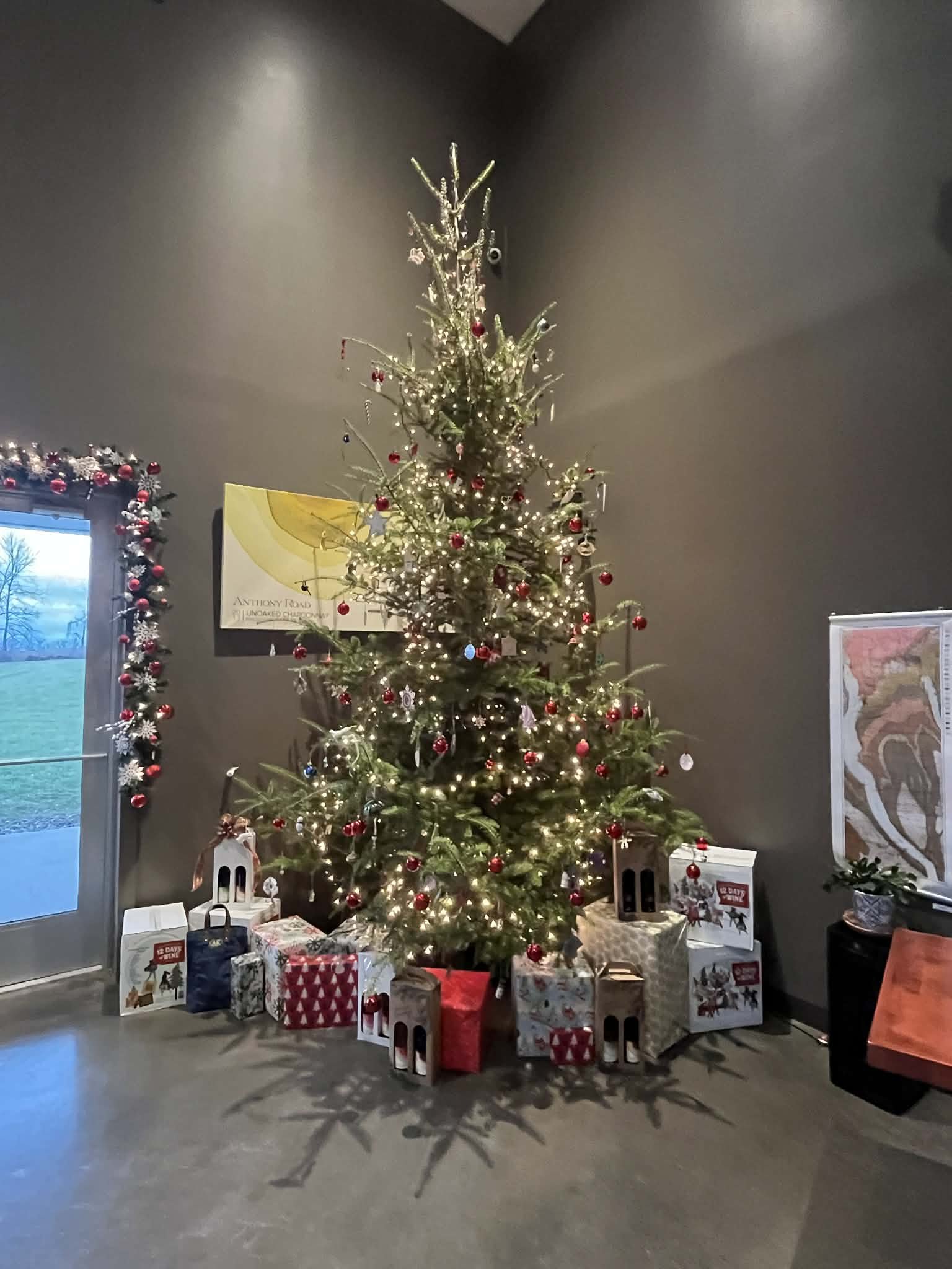 Christmas Tree at Anthony Road Winery