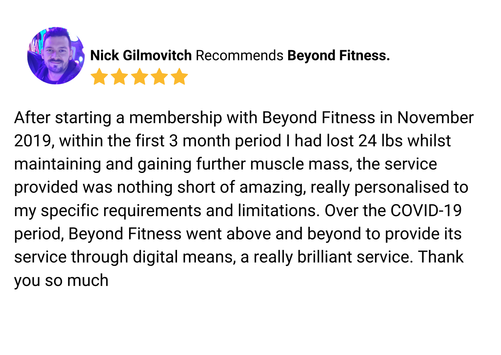 gym personal trainer near me